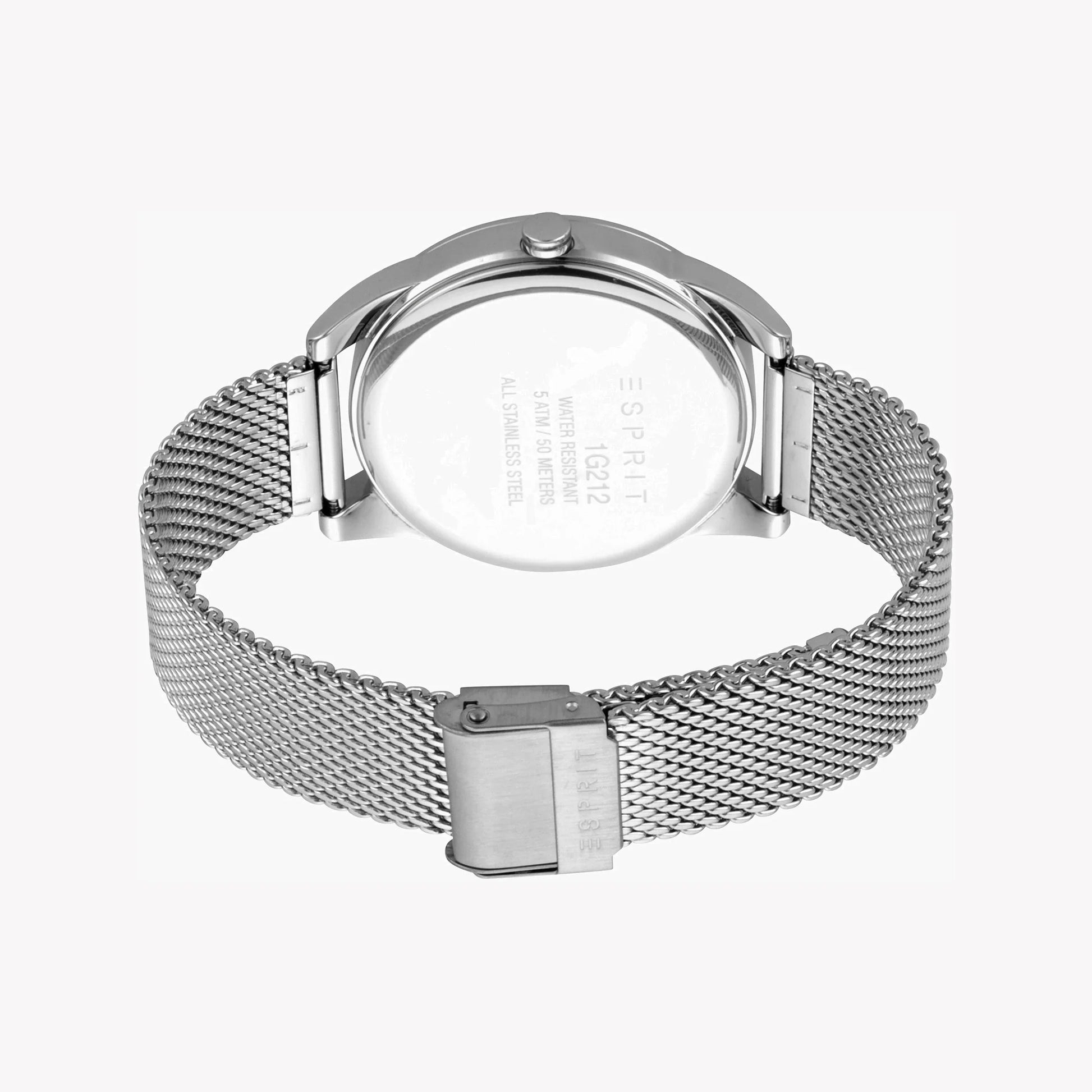 Esprit Men's Silver Stainless Steel Watch, Silver Dial | ES1GQ1M0025-2